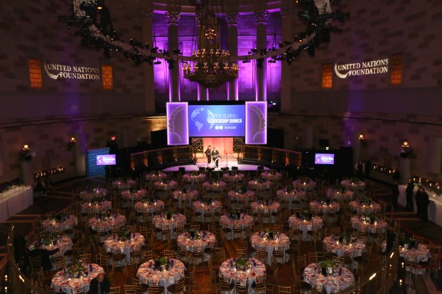 United Nations Foundation and UNA-USA Global Leadership Award in New York, Tuesday, Nov. 3, 2015. (Photo/Stuart Ramson for UN Foundation)